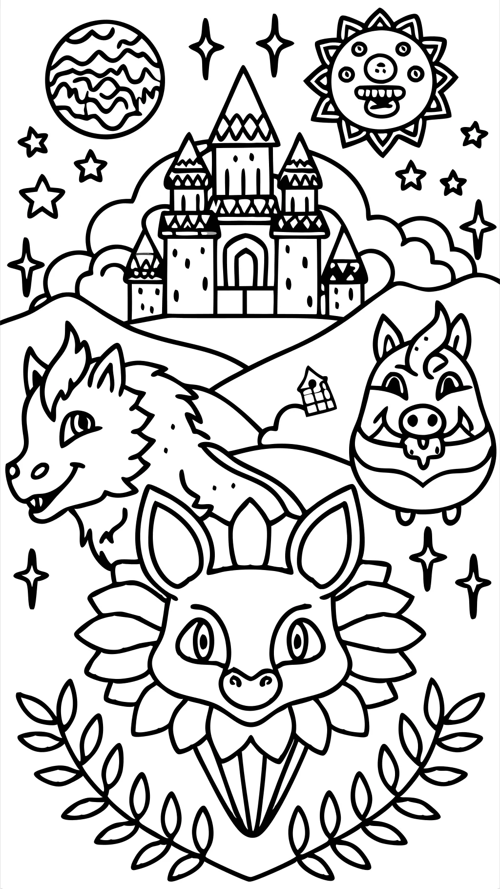 coloring pages of